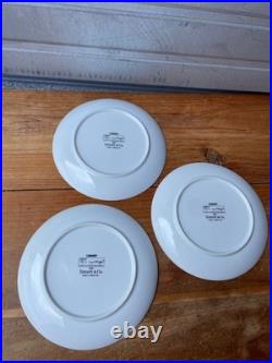 Lot of 3 Tiffany & Co. Frank Lloyd Wright CABARET Bread & Butter Plates 6 3/4
