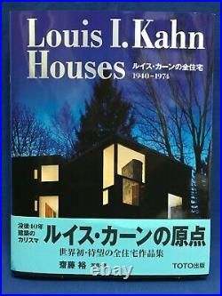 Louis I Kahn Houses Architecture Design Works 1940-1974 Japanese Photo Book