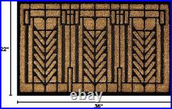 Lovtepets Frank Lloyd Wright Tree of Life Design Doormat