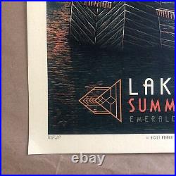 Luke Martin Lake Tahoe Summer Colony Art Print Poster xx/200 Frank Lloyd Wright