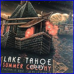 Luke Martin Lake Tahoe Summer Colony Art Print Poster xx/200 Frank Lloyd Wright