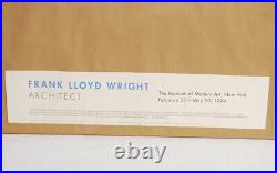 MCM Frank Lloyd Wright MOMA Poster La Miniature Millard House Craftsman Frame