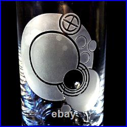 MILLER ROGASKA FRANK LLOYD WRIGHT HIGHBALL GLASS, Lead Crystal, 14 oz, 2000