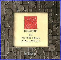 MOMA Frank Lloyd Wright Coonley Playhouse Drawing 3X3 Picture Frame Zinc/Pewter