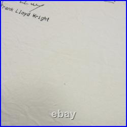 M Used Hanes Short Sleeve Vintage T-Shirt Men s 00s Frank Lloyd Wright Crew Neck