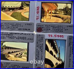 Marin County Civic Center San Rafael, CA F. Wright 35mm Glass Slides Lot of 56