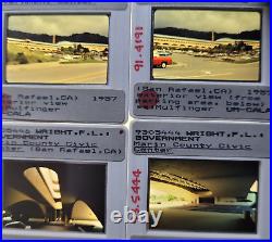 Marin County Civic Center San Rafael, CA F. Wright 35mm Glass Slides Lot of 56