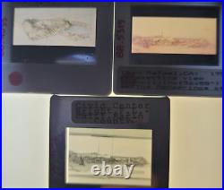 Marin County Civic Center San Rafael, CA F. Wright 35mm Glass Slides Lot of 56