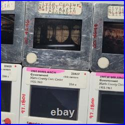 Marin County Civic Center San Rafael, CA F. Wright 35mm Glass Slides Lot of 56