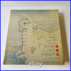 Master Drawings from the Frank Lloyd Wright Archives by Bruce Brooks 1990 Rare
