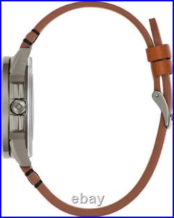 Men's Frank Lloyd Wright Automatic Watch with Leather Strap & Exhibition Case
