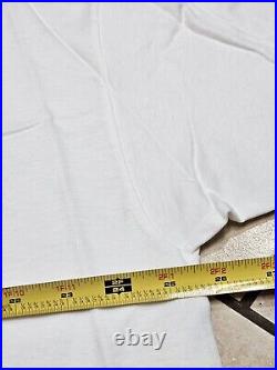 Men`s Vintage Frank Lloyd Wright Foundation T-Shirt 2002 Cotton White Size XXL