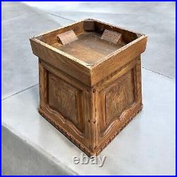 Mid-Century (1950s) Frank Lloyd Wright-like Arts & Crafts Oak Planter/Container
