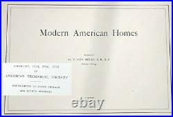 Modern American Homes 1927 VonHolst Frank Lloyd Wright Prairie School Architect