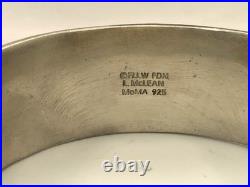 Modernist FRANK LLOYD WRIGHT STERLING SILVER Enamel McLean MoMA Bracelet