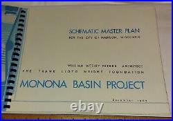 Monona Basin Project Madison Wisconsin Frank Lloyd Wright Taliesin comb bound