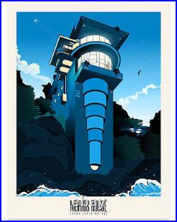 Morris House Frank Lloyd Wright by Van Orton Ltd Edition x/100 Poster MINT Art