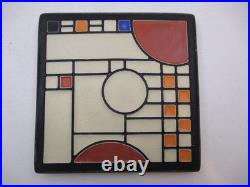 Motawi Tile Coonley Playhouse Confetti Frank Lloyd Wright 6 Retired Pattern