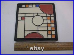 Motawi Tile Coonley Playhouse Confetti Frank Lloyd Wright 6 Retired Pattern