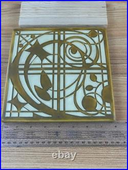 Motawi Tileworks Frank Lloyd Wright Art Pottery Brown Montrose 8X8 Tile