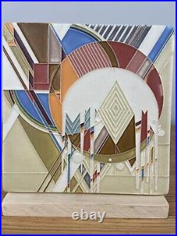 Motawi Tileworks Frank Lloyd Wright Collection 8x8 Frozen Spheres Cream
