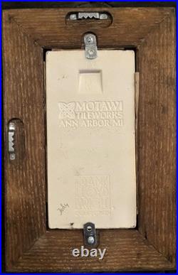 Motawi Tileworks Frank Lloyd Wright Oak Park Home Skylight Framed Pottery Tile