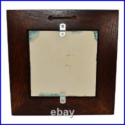 Motawi Tileworks Frank Lloyd Wright Storer House Pottery Blue Framed Tile