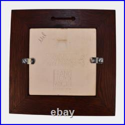 Motawi Tileworks Frank Lloyd Wright Thomas House Yellow And Brown Framed Tile