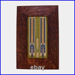Motawi Tileworks Frank Lloyd Wright's Avery Coonley Rug Geometric Framed Tile