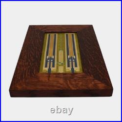 Motawi Tileworks Frank Lloyd Wright's Avery Coonley Rug Geometric Framed Tile
