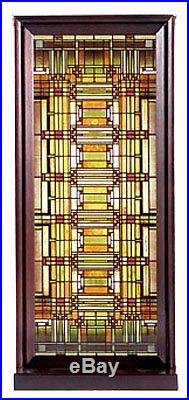 NEW Frank Lloyd Wright Oak Park Skylight Stained Glass FREE SHIPPING