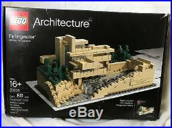 NEW LEGO Architecture Fallingwater (21005) Frank Lloyd Wright OPEN BOX RARE