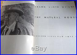 New Listing Frank Lloyd Wright First Edition The Natural House 1954 Dj Intact