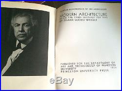 New Listing! Frank Lloyd Wright The Kahn Lectures Book 1st Ed 1931 Wow