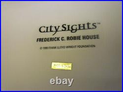 NIB RARE Marshall Fields City Sights Light Up F C Robie House Frank Lloyd Wright