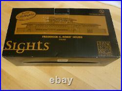 NIB RARE Marshall Fields City Sights Light Up F C Robie House Frank Lloyd Wright