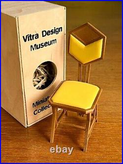 NIB VITRA Miniature Frank Lloyd Wright's Peacock Chair For Imperial Hotel