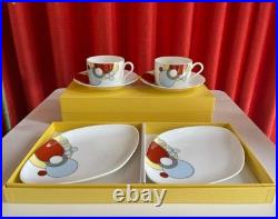 NORITAKE Cup & Saucer Plate FRANK LLOYD WRIGHT Design set Imperial Hotel Japan