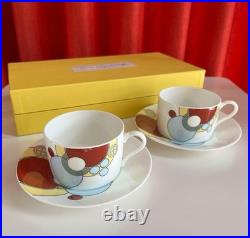 NORITAKE Cup & Saucer Plate FRANK LLOYD WRIGHT Design set Imperial Hotel Japan