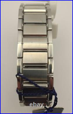 NOS Bulova lady 96L77 Frank Lloyd Wright Collection Silver Tank