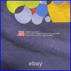 NOS FRANK LLOYD WRIGHT MarchBalloons Vtg t shirt 1995 USA Sz L SingleStitch