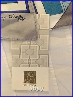 NWT Frank Lloyd Wright Scarf Silk Imperial Hotel Rug Design Scarf 60x11