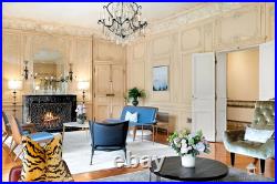 New Contemporary Geometric Fireplace Screen in Style of Frank Lloyd Wright 46