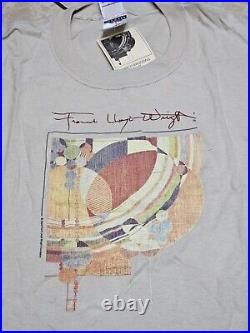 New FRANK LLOYD WRIGHT March Balloons Vintage T Shirt 2004 USA XXL Architecture