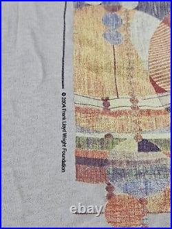 New FRANK LLOYD WRIGHT March Balloons Vintage T Shirt 2004 USA XXL Architecture