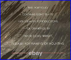 New Frank Lloyd Wright Architectural Renderings 8 Framable Prints 13 X 15