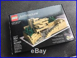 New Lego Architecture Falling Water 21005 Frank Lloyd Wright 811 Pieces Retired