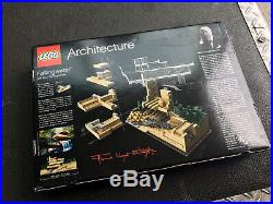New Lego Architecture Falling Water 21005 Frank Lloyd Wright 811 Pieces Retired
