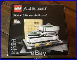 New Sealed Lego Architecture Solomon R Guggenheim Museum Frank Lloyd Wright Set
