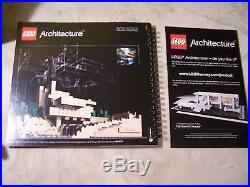 Nice Rare Lego 21005 Frank Lloyd Wright Architecture Fallingwater COMPLETE